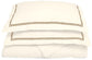 Microfiber Wrinkle-Resistant 2-line Embroidered Duvet Cover Pillow Sham Set FredCo