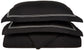 Microfiber Wrinkle-Resistant 2-line Embroidered Duvet Cover Pillow Sham Set FredCo