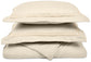 Microfiber Wrinkle-Resistant Duvet Cover + Pillow Sham Set FredCo