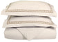 Microfiber Wrinkle-Resistant Duvet Cover + Pillow Sham Set FredCo