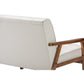 Mid-Century Masterpieces Loveseat - White FredCo
