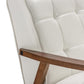 Mid-Century Masterpieces Loveseat - White FredCo