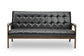 Mid-Century Masterpieces Sofa-Brown FredCo