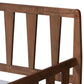 Midori Modern and Contemporary Transitional Walnut Brown Finished Wood Twin Size Daybed with Roll-Out Trundle Bed FredCo