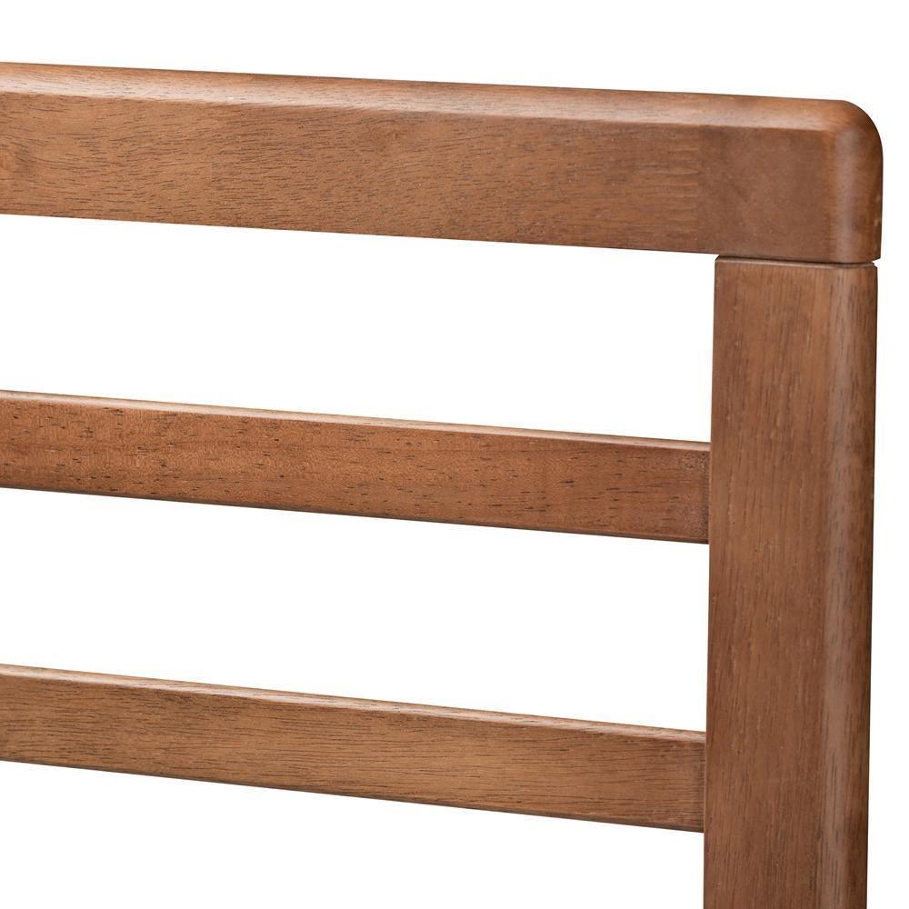 Milana Modern Transitional Ash Walnut Brown Finished Wood 4-Drawer Full Size Platform Storage Bed FredCo