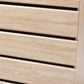 Miren Mid-Century Modern Light Oak and Dark Grey 5-Drawer Chest FredCo
