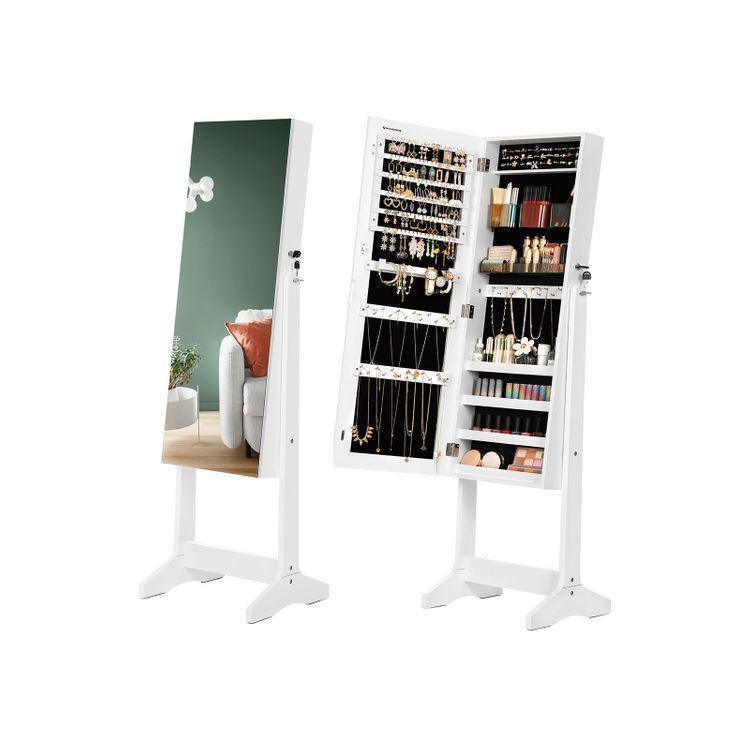 Mirror Jewelry Cabinet Armoire FredCo