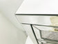 Mirrored Nightstand, Silver Bedside Tables, Mirrored End Table Side Table FredCo