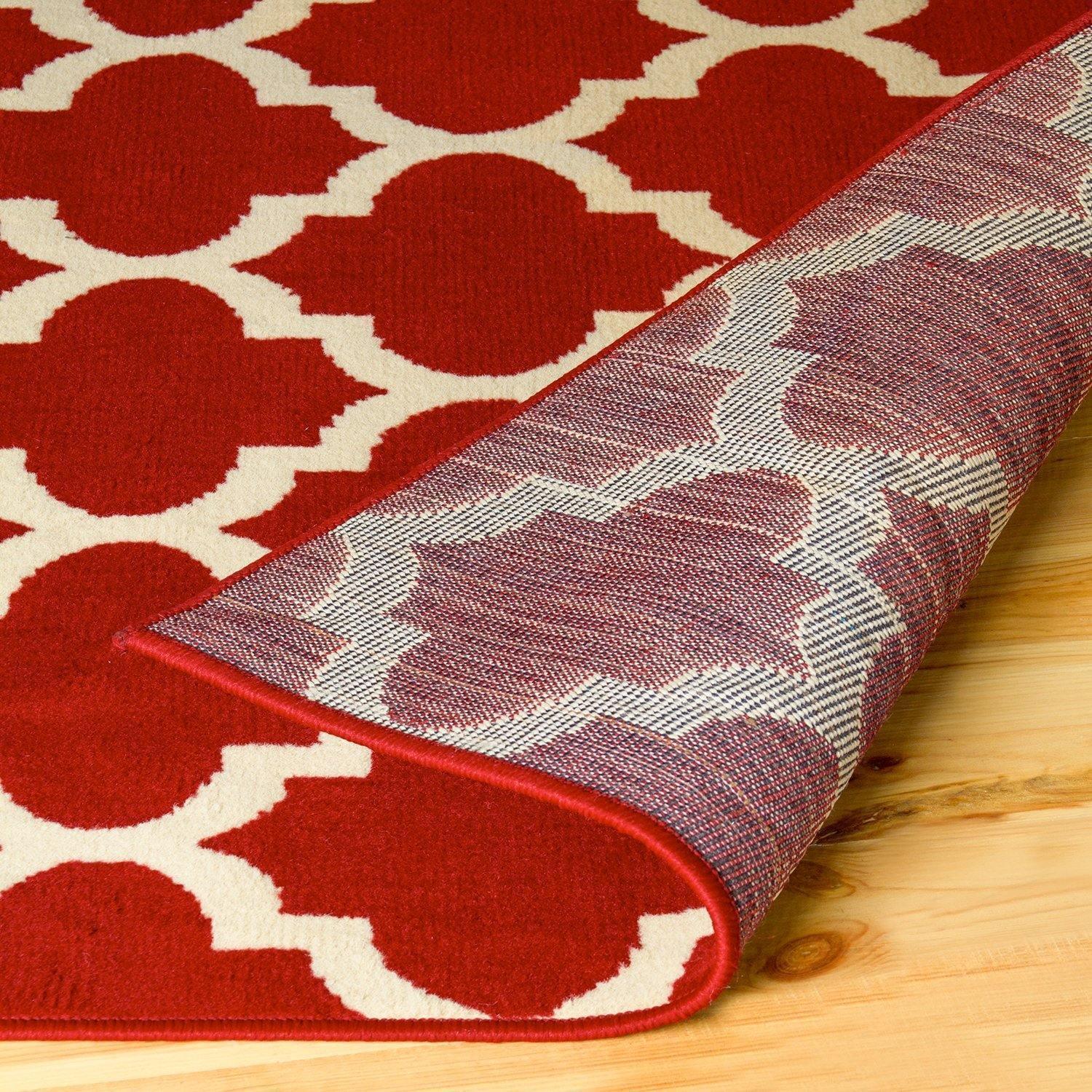 Modern Contemporary Quatrefoil Trellis Rug FredCo