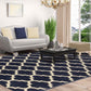 Modern Contemporary Quatrefoil Trellis Rug FredCo