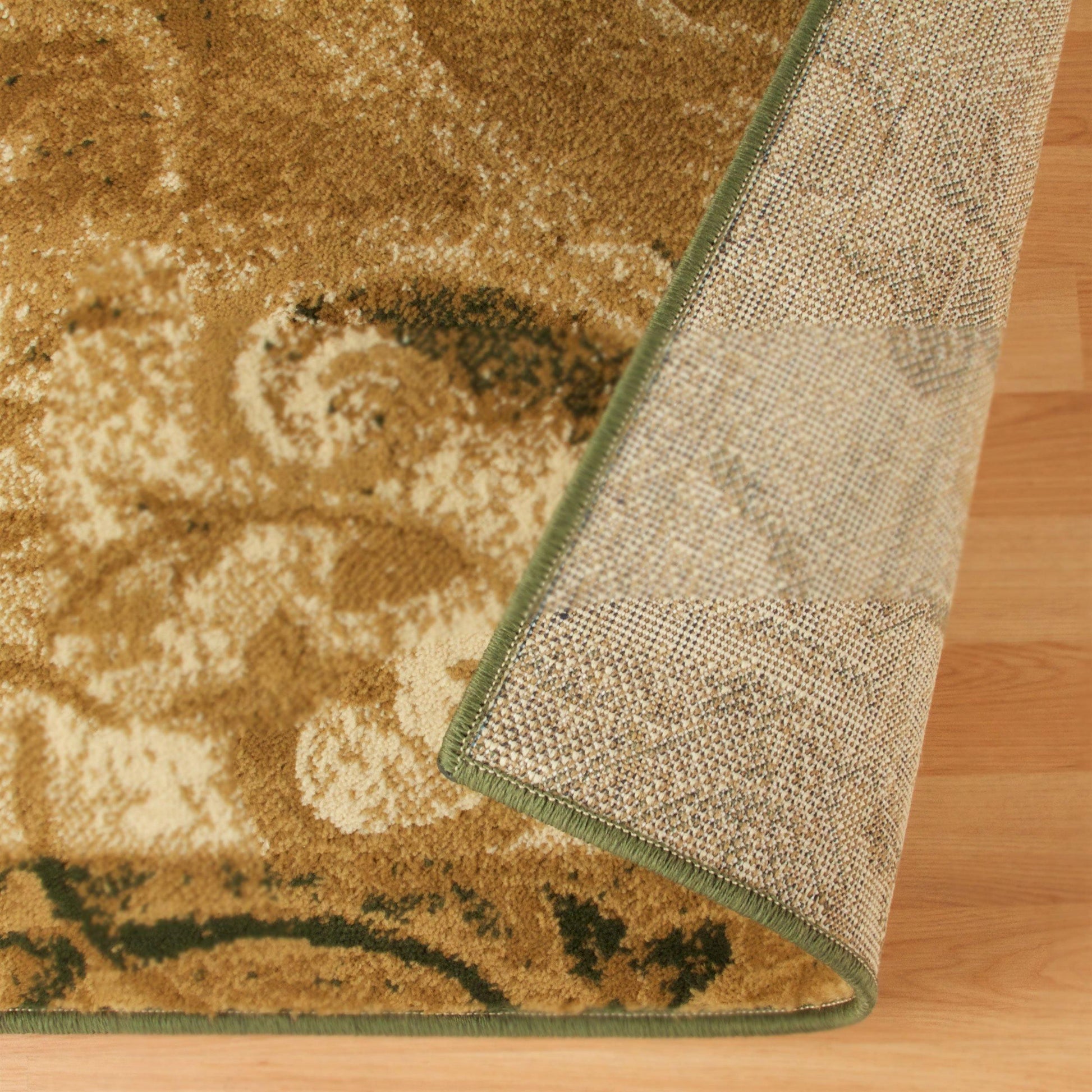 Modern Distressed Scroll Rug FredCo