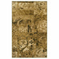 Modern Distressed Scroll Rug FredCo