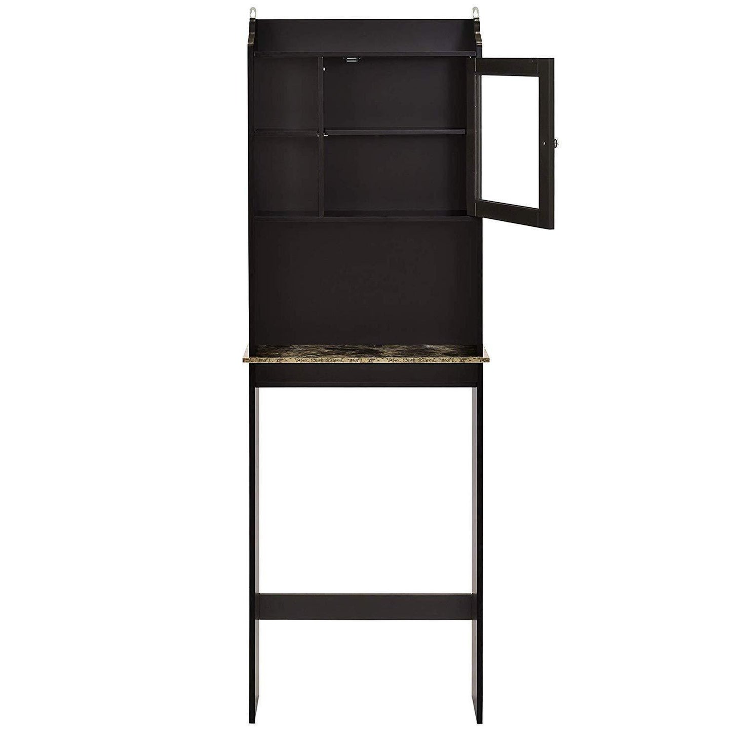 Modern Over The Toilet Space Saver Organization Bathroom - Espresso FredCo
