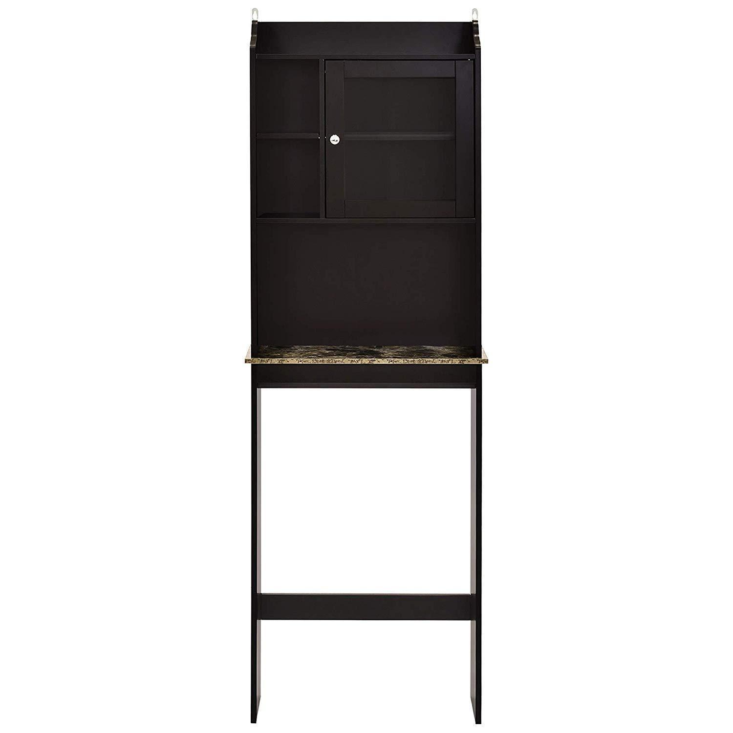 Modern Over The Toilet Space Saver Organization Bathroom - Espresso FredCo