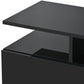 Modern TV Stand for TVs up to 65inches with LED lights, WF280706AAB) FredCo