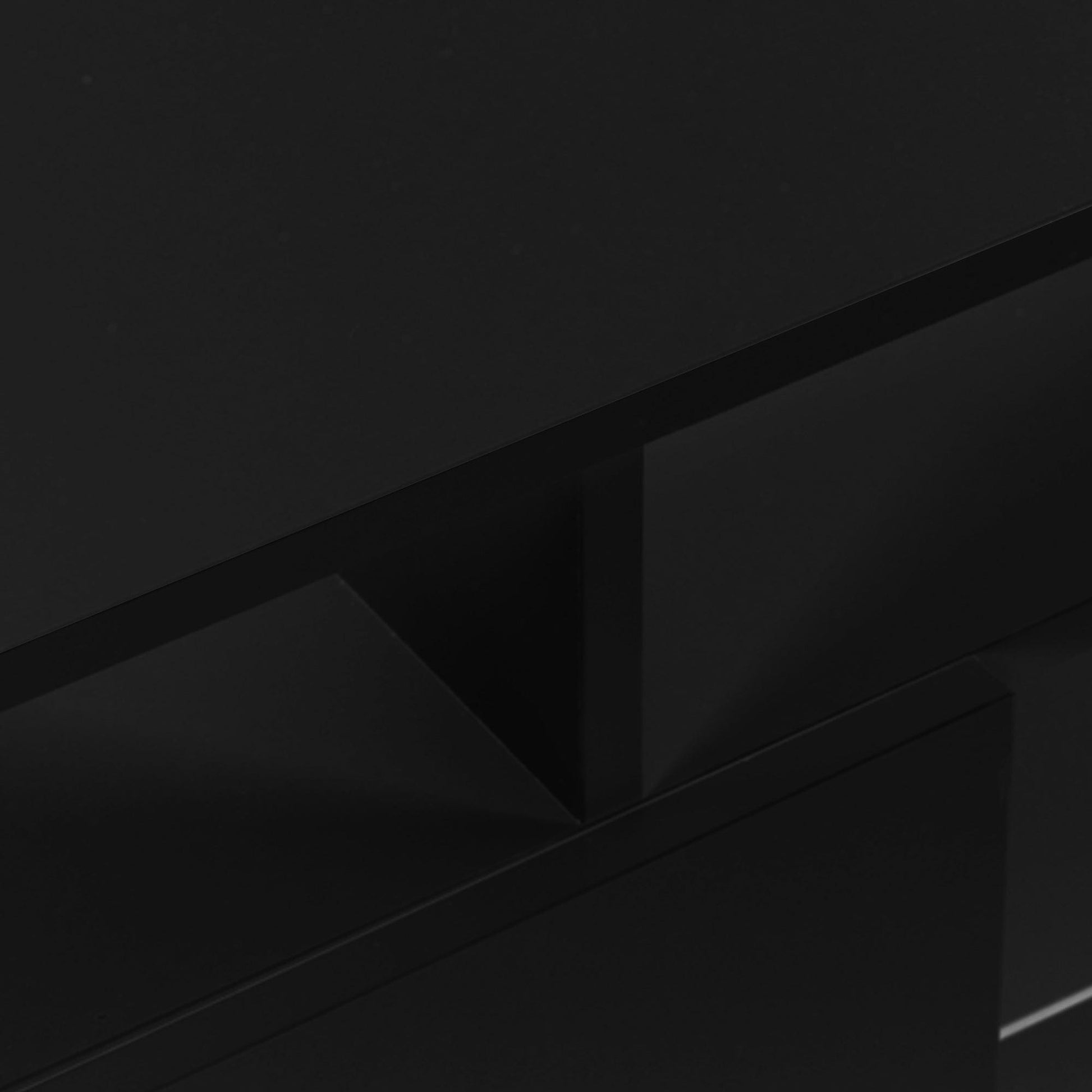 Modern TV Stand for TVs up to 65inches with LED lights, WF280706AAB) FredCo