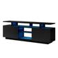 Modern TV Stand for TVs up to 65inches with LED lights, WF280706AAB) FredCo