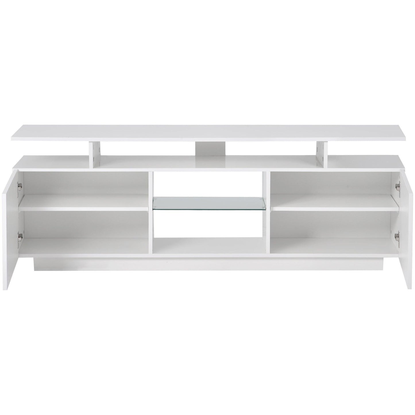 Modern TV Stand for TVs up to 65inches with LED lights, WF280706AAK FredCo