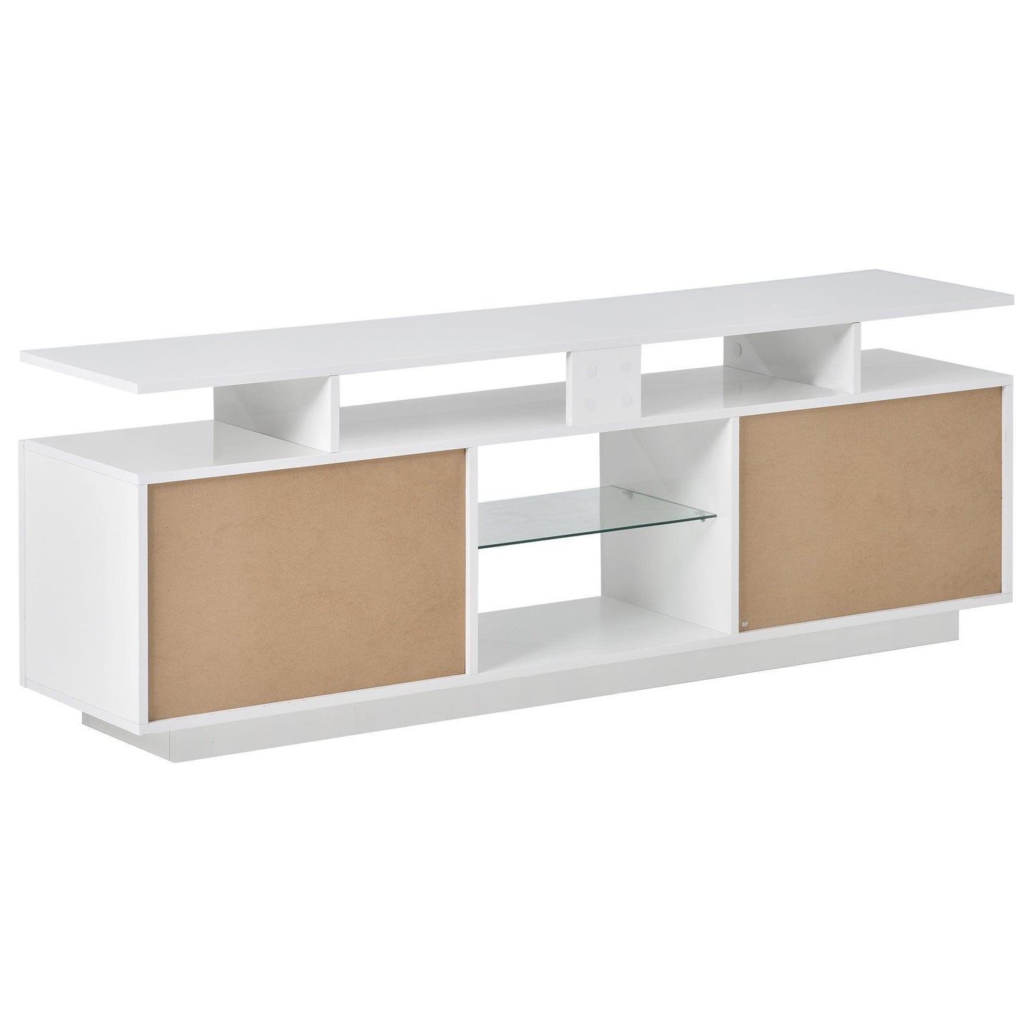 Modern TV Stand for TVs up to 65inches with LED lights, WF280706AAK FredCo