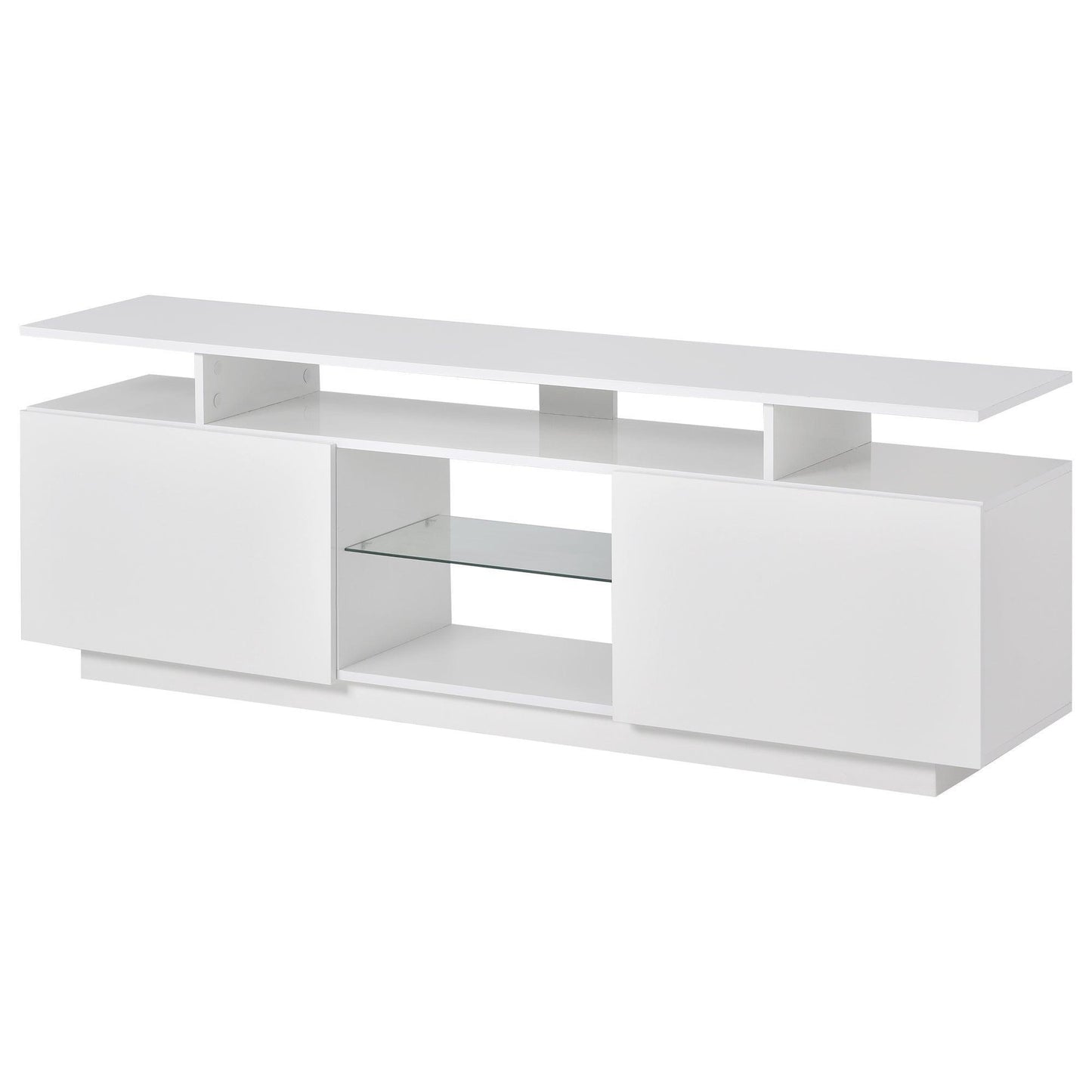 Modern TV Stand for TVs up to 65inches with LED lights, WF280706AAK FredCo