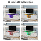 Modern TV Stand for TVs up to 65inches with LED lights, WF280706AAK FredCo