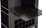 Modesto Brown Modern Dry Bar and Wine Cabinet FredCo