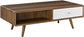 Modway Transmit Mid-Century Coffee Table, Walnut White FredCo