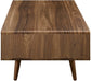 Modway Transmit Mid-Century Coffee Table, Walnut White FredCo