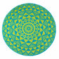 Molinillo 100% Cotton Mandala Boho Round Beach Towel, 60" FredCo