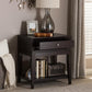 Morgan Brown Modern Accent Table and Nightstand FredCo