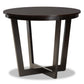Morigan Sand Fabric Upholstered and Dark Brown Finished Wood 5-Piece Dining Set FredCo