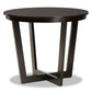 Morigan Sand Fabric Upholstered and Dark Brown Finished Wood 5-Piece Dining Set FredCo