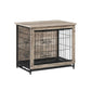Multi-Purpose Double-Door 30lb Dog House, Greige Heavy FredCo