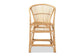Murai Modern Bohemian Natural Brown Rattan Counter Stool FredCo