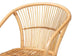 Murai Modern Bohemian Natural Brown Rattan Counter Stool FredCo