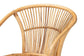Murai Modern Bohemian Natural Brown Rattan Dining Chair FredCo
