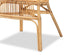 Murai Modern Bohemian Natural Brown Rattan Dining Chair FredCo