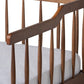 Muriel Modern and Transitional Walnut Brown Finished Wood Expandable Twin Size to King Size Spindle Daybed FredCo