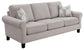 Nadine Upholstered Round Arm Living Room Set Oatmeal 509781-S2 Coaster FredCo