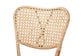 Nadira Modern Bohemian Natural Brown Finished Rattan Dining Chair FredCo