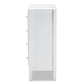 Naomi Classic and Transitional White Finished Wood 4-Drawer Bedroom Chest FredCo