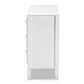 Naomi Classic and Transitional White Finished Wood 6-Drawer Bedroom Dresser FredCo