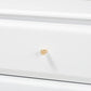 Naomi Classic and Transitional White Finished Wood 6-Drawer Bedroom Dresser FredCo