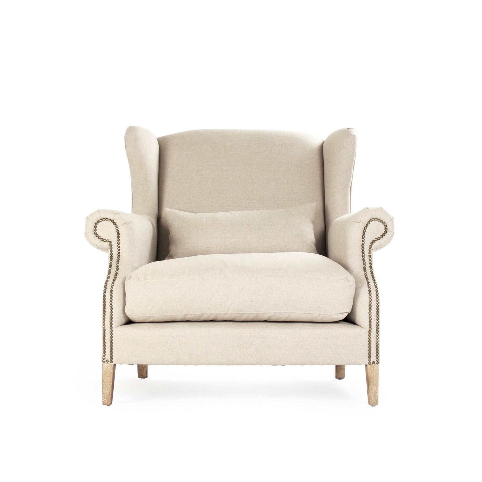 Napoleon Half Wingback Chair CF076 E272 A003 FredCo