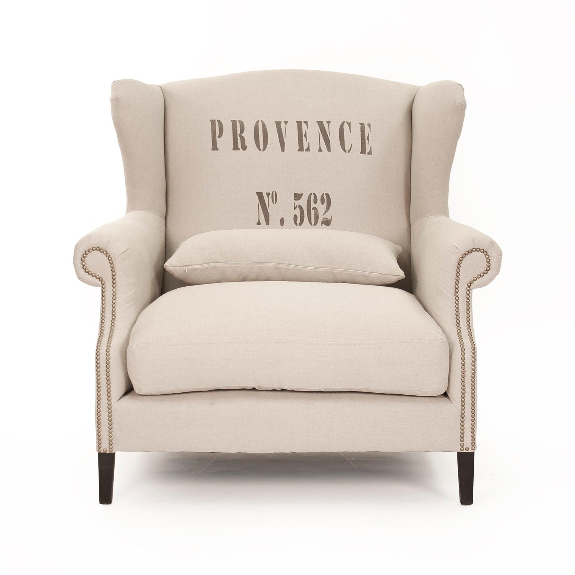 Napoleon Half Wingback Chair CF076 L002 A003 #25 FredCo