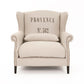Napoleon Half Wingback Chair CF076 L002 A003 #25 FredCo