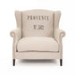 Napoleon Half Wingback Chair CF076 L002 A003 #25 FredCo