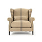 Napoleon Half Wingback Chair CF076 L002 A033 Blue Stripe FredCo
