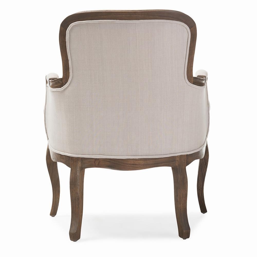 Napoleon Traditional French Accent Chair-Ash FredCo
