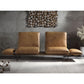 Narech Sofa w/Swivel Nutmeg Top Grain Leather FredCo